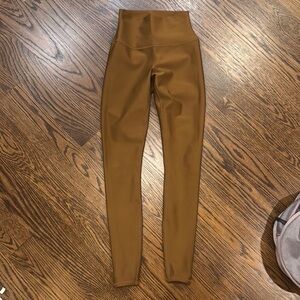 ALO Yoga Copper/Brown High-Waisted Leggings